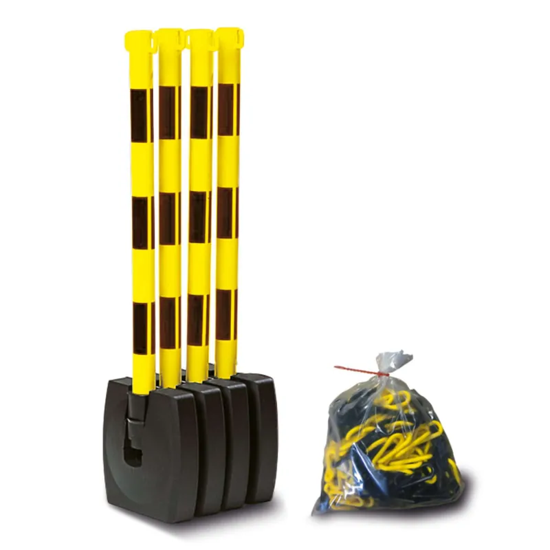 GUARDA-Flex Ketten-Warnständer-Set zum Umklappen - 4 Ständer + 10m Kette Top-Angebot