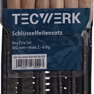 Expressversand Schlüsselfeilensatz L.100mm Hieb 2 TECWERK