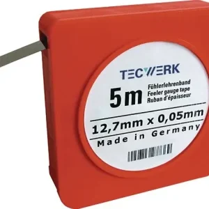 Begrenztes Angebot Fühlerlehrenband S.0,08mm L.5m B.12,7mm TECWERK