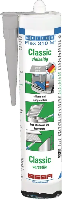 Kleb- u.Dichtstoff Flex 310 M® Classic grau 310ml WEICON VE: 12 Stück Beliebt