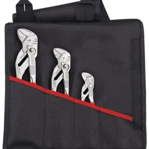Zangenschlüsselset S6 Inh.3-tlg.verchr.Rolltasche KNIPEX Bestpreis