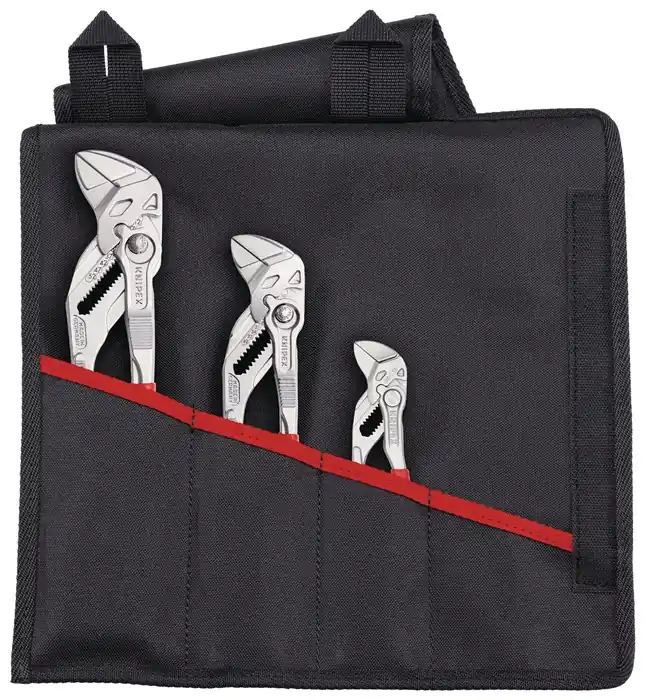 Zangenschlüsselset S6 Inh.3-tlg.verchr.Rolltasche KNIPEX Bestpreis