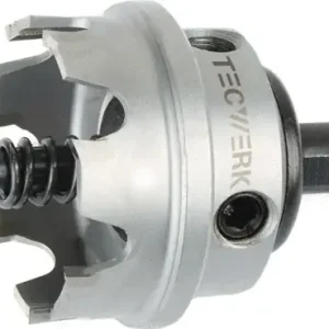 Top-Seller Lochsäge D.33mm Schnitt-T.4mm HM-bestückt m.Bohrer u.Feder TECWERK