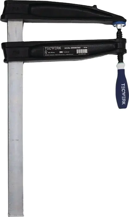 Tiefspannschraubzwinge Spann-W.1000mm A.250mm 3K-Griff 45x12mm TECWERK Online Kaufen