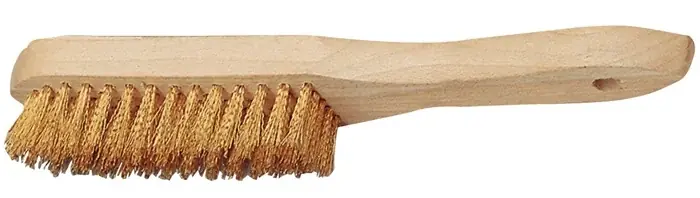 Echt Drahtbürste L.295mm 0,3mm MS 2-reihig TECWERK