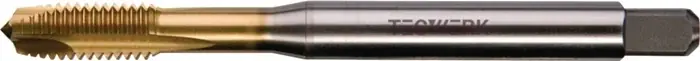 Nur Heute Maschinengewindebohrer DIN 371B M3x0,5mm HSS-Co TiN 6H TECWERK