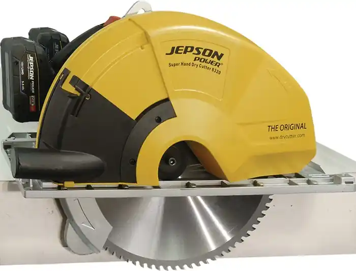 Akku-Metallhandkreissäge Dry Cutter 8320E 2x18V 5,5Ah Schnitt-T.90Grad 120mm Preis Gesenkt