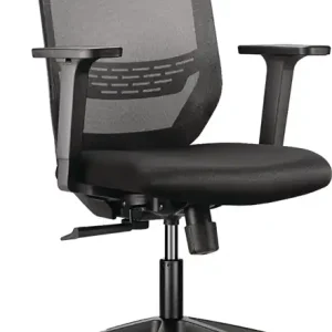 Zertifiziert Bürodrehstuhl Synchr.-Techn.schwarz 410-520mm m.Lehnen Trgf.110kg TREND OFFICE