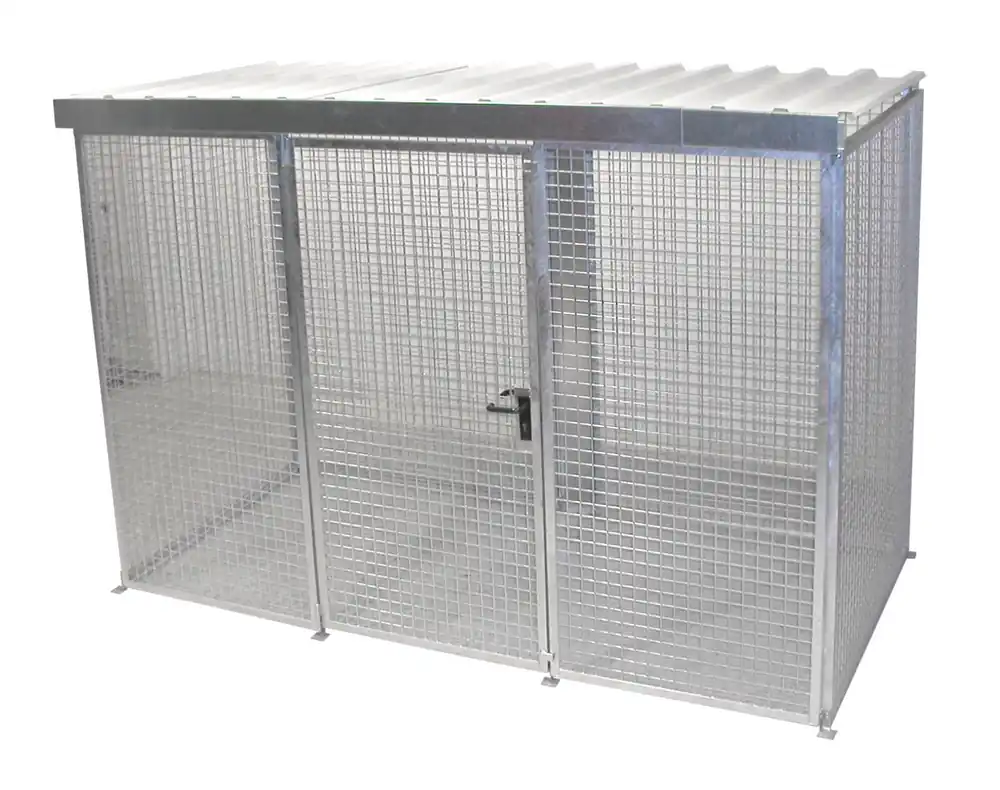 Bestseller Bauer Südlohn Gasflaschen-Container feuerverzinkt TYP GFC-M/D - mit Dach
