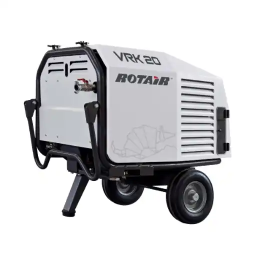 Sale ELMAG Mobiler Baustellenkompressor - ROTAIR VRK 16 AE - 8 bar mit HONDA-Motor GX 630