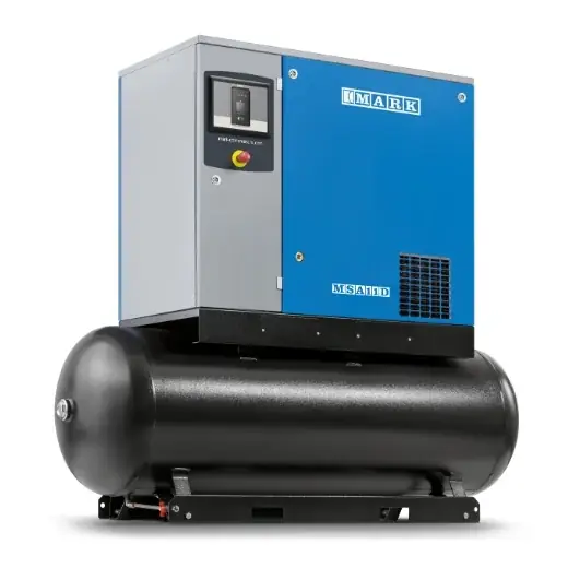 ELMAG MARK-Schraubenkompressor MSA 15/10/270 - auf Behälter 270 AD 2000, 10 bar, mit ES 4000 Neuheit
