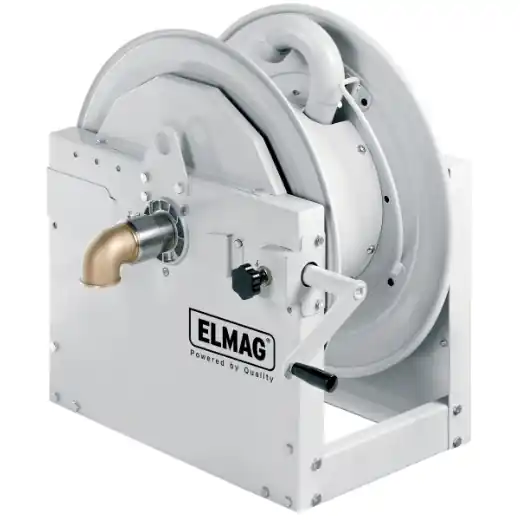 Aktuell ELMAG INDUSTRIE Schlauchaufroller Serie 700 / L 550 - manueller Antrieb, für Luft, Wasser, Diesel