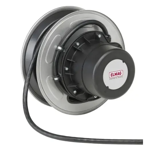 ELMAG Autom. Kabelaufroller ZECA - 1442, 17 Meter, 5x2,5mm², IP 65 Versand Am Gleichen Tag