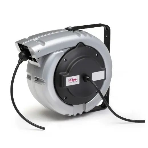 ELMAG Autom. Kabelaufroller ZECA "DATAFLUX" - 670607, 20+2 Meter, 6x0,75 mm², IP 65 Nur Für Kurze Zeit