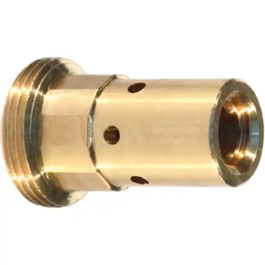 ELMAG Düsenstock MB/MB EVO/MBC 401/501 - L=25mm, Hinten außen M16x1.0, Vorne M8x1.25, "Messing" Echt