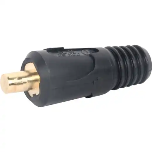 ELMAG Schweißkabel-Stecker 10/16/25mm2, schwarz - Zapfen-Ø 9 mm 2 Stk. Packung - SB Beliebt