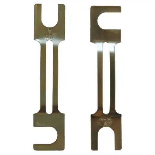 Zertifiziert ELMAG ALU-Sicherung 100 A - L100 x B21,50mm - 2 Stk. Packung - SB
