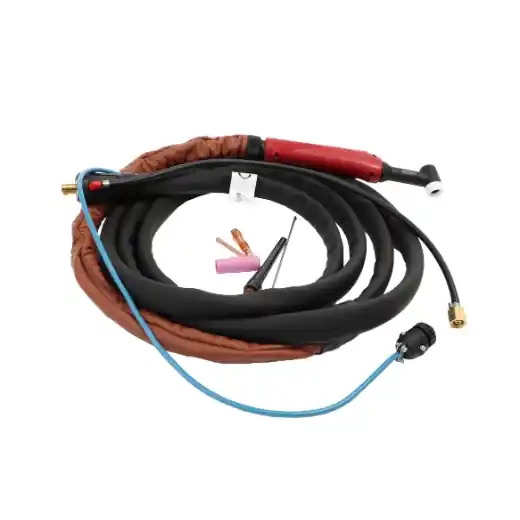 Markenware ELMAG WIG-Schlauchpaket SR 26/8m - HF - für TIG SOUND´s ohne Wasserkühlung, SteckerØ 13mm 35/50mm²