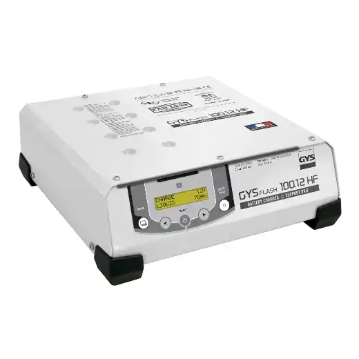 ELMAG Automatisches Ladegerät 12 V., GYSFLASH 100.12 HF - (Kabel 2x5 Meter) Nur Für Kurze Zeit