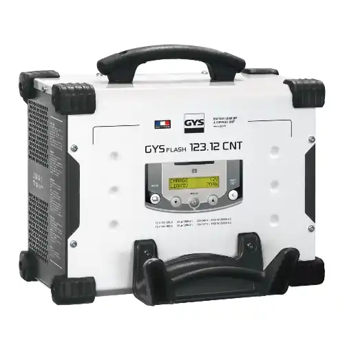 ELMAG Automatisches Ladegerät 12 V., GYSFLASH 123.12 CNT FV (025677) - Vertikalbauweise Knallerangebot