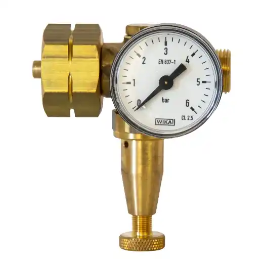 Sofort Bestellen ELMAG Klein-Druckregler "PROPAN"-Mit Kombi-Anschluss W21,8x1/14" (passend für 3/5/11/33 kg Flaschen)