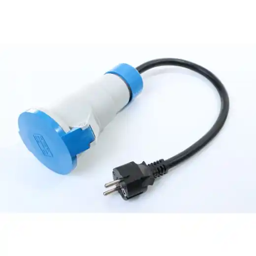 ELMAG Übergangskabel von Kupplung - 230V CEE 32Amp. auf Stecker 230 V CEE 16 Amp. Schuko Neuheit