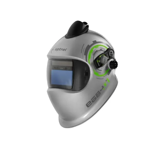 Direktkauf ELMAG Frischluft Schweißhelm e684 - TC - silber (4441.600) - (e3000) Frischlufthelm