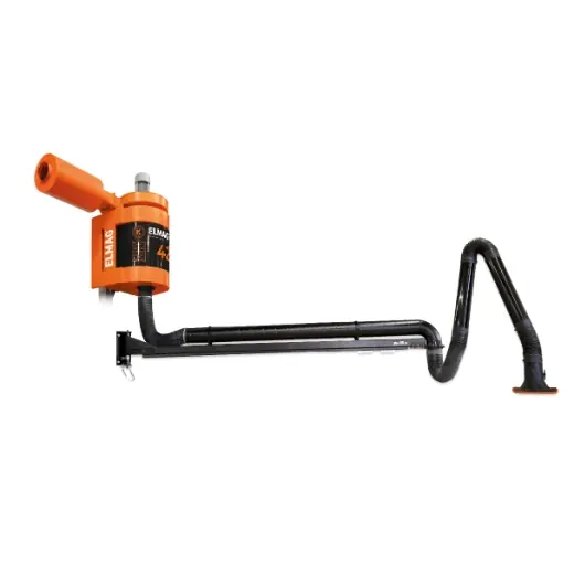 Top-Preis ELMAG Absauganlage, MaxiFil, stationär - Absaugarm Ø 150mm/7m in Schlauchausführung