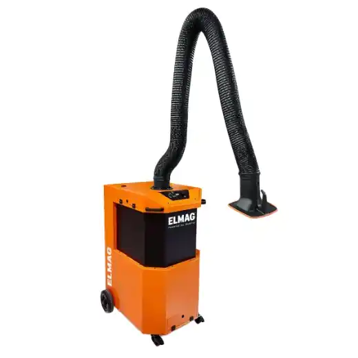 Neue Kollektion ELMAG Absauganlage, fahrbar, MaxiFil Clean / 2m Schlauchausf.
