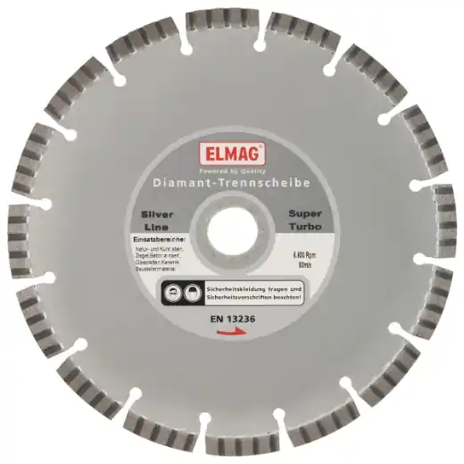 ELMAG Diamantscheibe 450 mm - PREMIUM LINE - ASPHALT (Bohrung: 25,4 mm) Letzte Chance