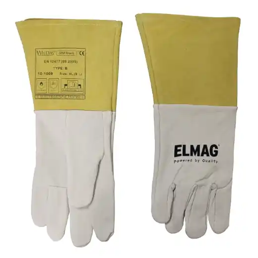Beliebt ELMAG 5-Finger-WIG/TIG-Schweißerhandschuhe - aus Ziegenleder - WELDAS