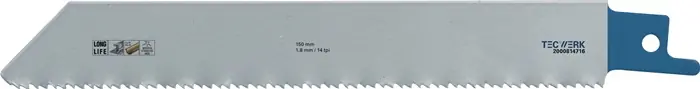 Zertifiziert Säbelsägeblatt L.150mm B.19mm TPI 14 1,8mm 5 St./Karte TW