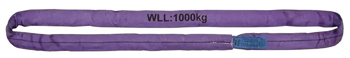 Rundschlinge DIN EN 1492-2 Umfang 3m violett Tragf.einf.1000kg TECWERK Beliebt