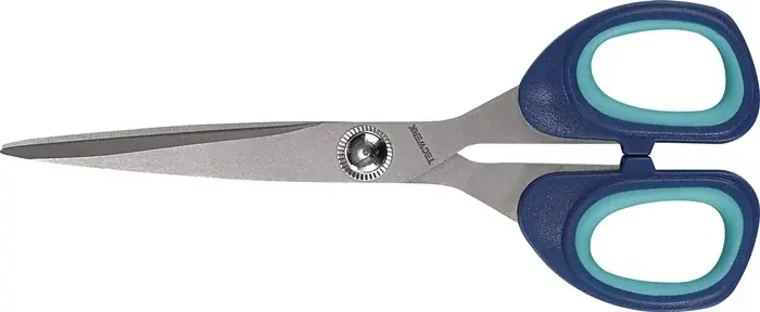 Universalschere 180mm m.2K-Auge titanbeschichtet schwarz/grau TECWERK Bestseller
