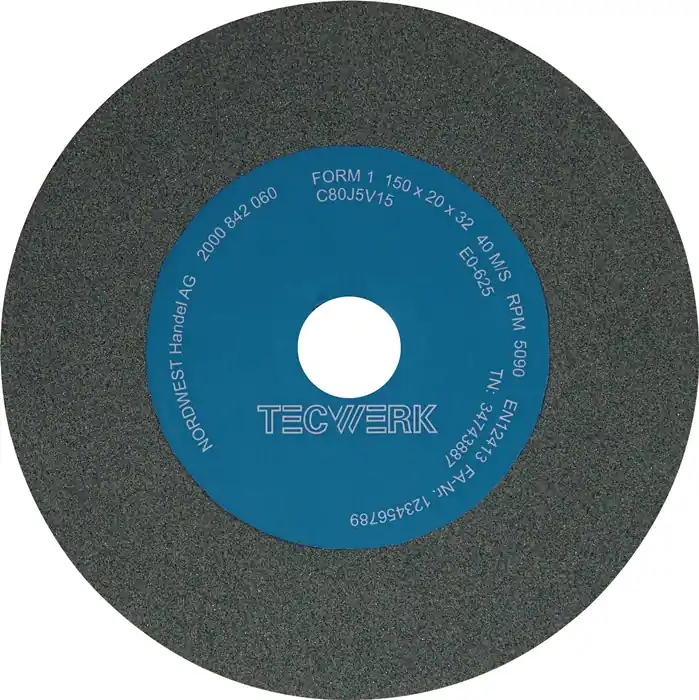Schleifbockscheibe Ø175xB25x32mm 80 Form A SCg TECWERK Kracherpreis