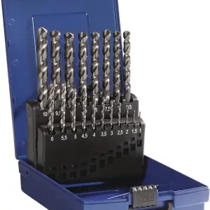 Spiralbohrersatz DIN 338 Typ TFL D.1-10x0,5mm HSS-Co5 fasennitr.19tlg.TECWERK Sofort Bestellen