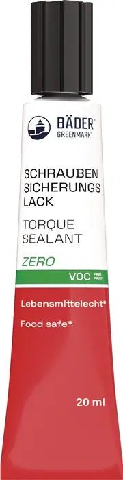 Heißes Angebot Schraubensicherungslack Zero rot 20ml Tube BÄDER VE: 10 Stück