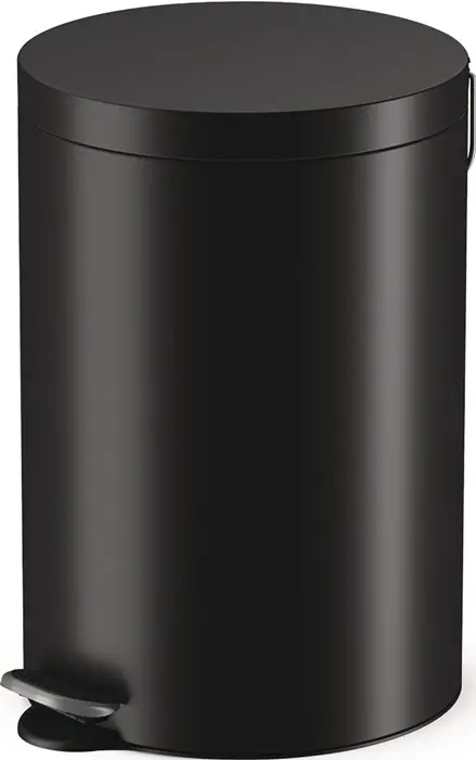 Tretabfallsammler Selekta 20l D290xH435mm Stahlbl.schwarz HAILO Letzte Chance