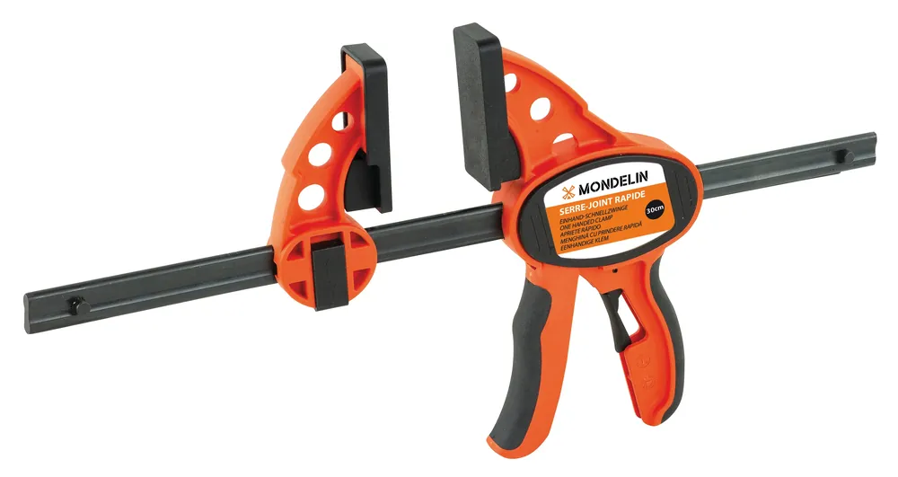 MONDELIN Schnellspannzwinge 15 cm – 150 kg Spannkraft – Nylon-Fiberglasgehäuse Online Kaufen