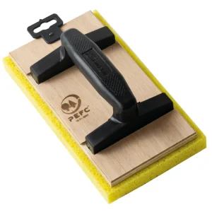 MONDELIN Reibbrett mit Schwamm – 140 x 250 mm – Kunststoffgriff – Ergonomisch & hochwertig Nur Für Kurze Zeit
