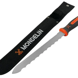 MONDELIN Dämmstoffmesser – 280 mm – Bi-Material Griff – Edelstahlklinge mit Doppelzähnen Bestpreis