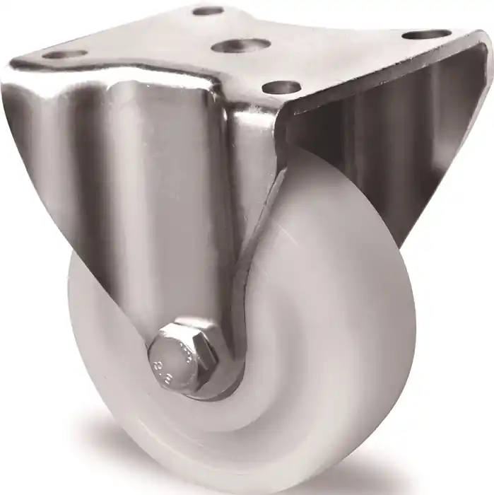 Schwerlast-Bockrolle D.75mm Trgf.300kg Ku.Platte L100xB88mm Farbe Rl.weiß TW Heißes Angebot