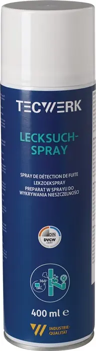 Jetzt Bestellen Lecksuchspray farblos DVGW 400ml Spraydose TECWERK VE: 12 Stück