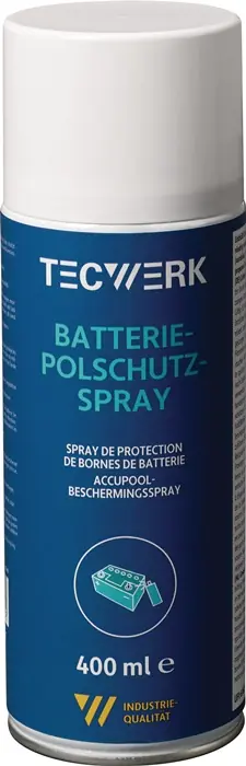 Beliebt Batteriepolschutzspray blau 400ml Spraydose TECWERK VE: 12 Stück