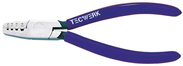 Preis Gesenkt Aderendhülsenzange Gesamt-L.180mm 0,25-16,0 (AWG 23-5)mm² pol.Ku.-Überzug TW