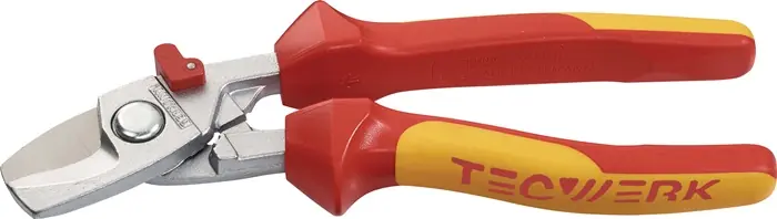 Top-Preis Kabelschere L.180mm Kopf pol.VDE Mehrkomp.-Hüllen TECWERK