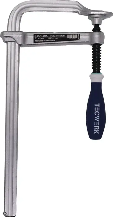 Nur Heute Ganzstahlschraubzwinge Spann-W.200mm A.100mm 3-K-Griff TECWERK