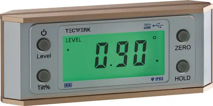 Neigungsmesser 0-90Grad dig.Abl.0,05Grad TECWERK Expressversand