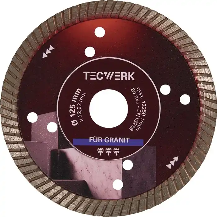 Top-Angebot Diamanttrennscheibe GRANITPRO D.125mm Bohr.22,23mm Seg.-H.10mm