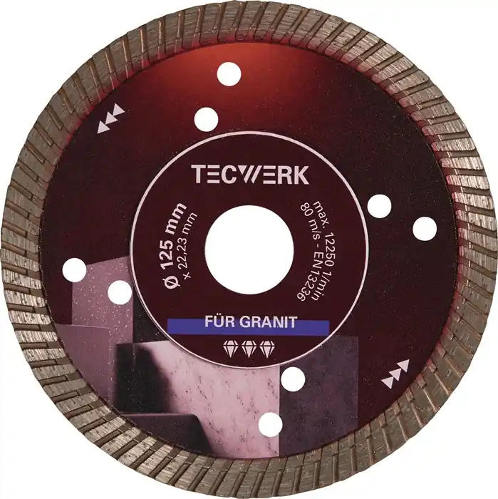 Diamanttrennscheibe GRANITPRO D.350mm Bohr.25,4mm Seg.-H.10mm Solange Der Vorrat Reicht